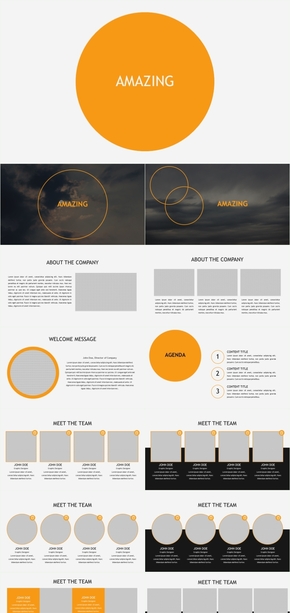 作品标题:大气创意商业计划书创业融资项目投