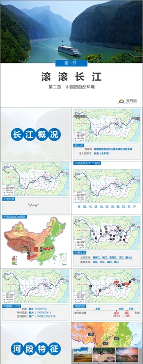 長(zhǎng)江，滾滾長(zhǎng)江，長(zhǎng)江的開(kāi)發(fā)與治理，地理，湘教版，，人教版，初中，初二，八年級(jí)