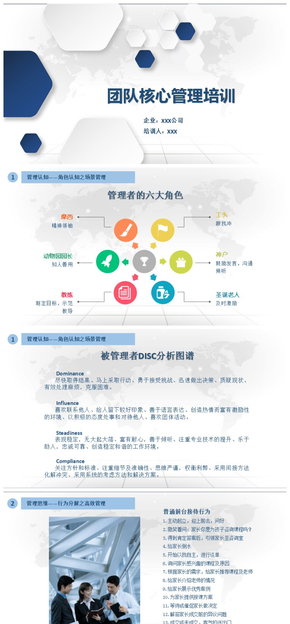 團隊核心管理培訓課件