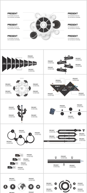 黑灰色創(chuàng)意3D立體ppt模板高檔時尚大氣工作總結(jié)計(jì)劃匯報圖表廣告汽車金融科技機(jī)械互聯(lián)網(wǎng)教育行業(yè)通用