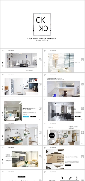 室內(nèi)設計裝修家具ppt模板廣告清爽小清新文藝雜志風裝潢裝修家裝建筑工作匯報計劃總結產(chǎn)品公司介紹唯美
