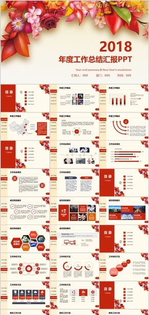 年度工作計劃總結PPT模板