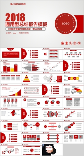 紅色時(shí)尚商務(wù)工作匯報(bào)PPT模板