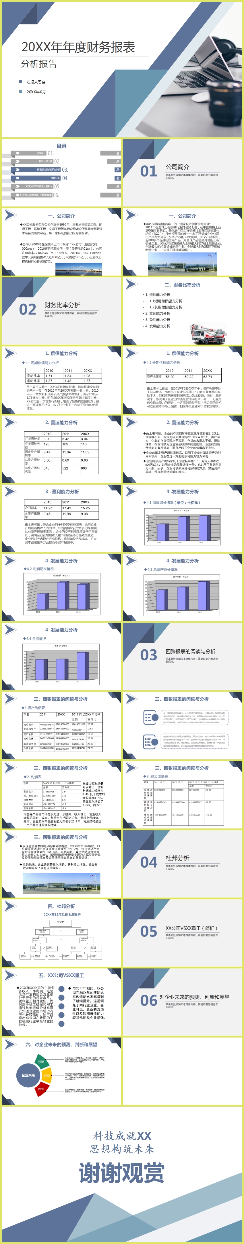 通用版企業(yè)年度財(cái)務(wù)分析報(bào)告