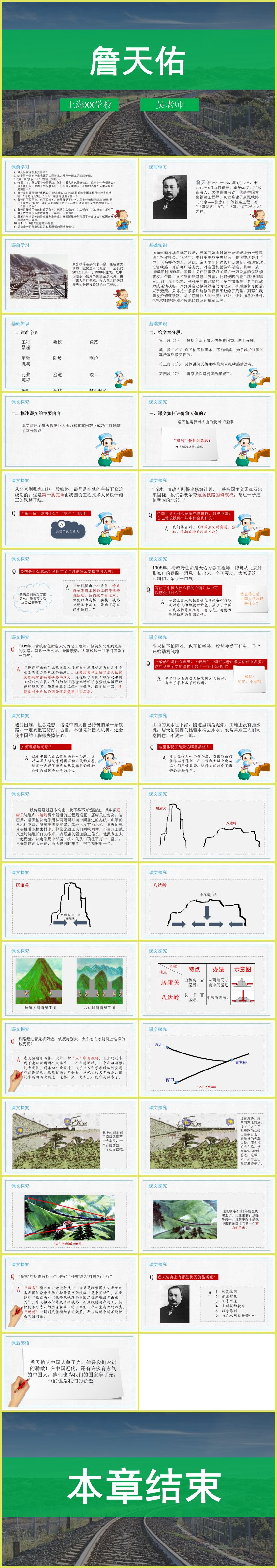 《詹天佑》教育教學(xué)課件（精選干貨）
