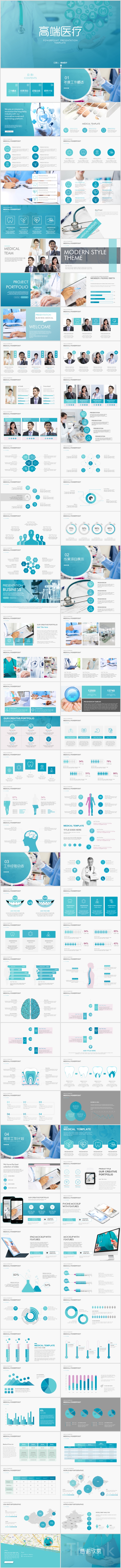 互聯(lián)網(wǎng)+健康中國醫(yī)療類PPT模板