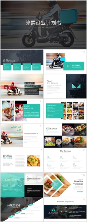 外賣(mài)行業(yè)商業(yè)計(jì)劃書(shū)PPT