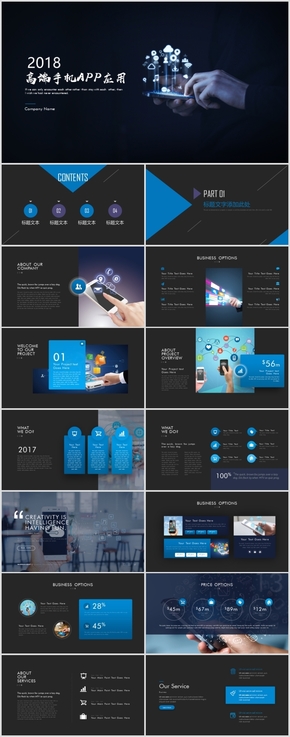 手機(jī)APP應(yīng)用程序開發(fā)軟件產(chǎn)品介紹策劃宣傳ppt模板