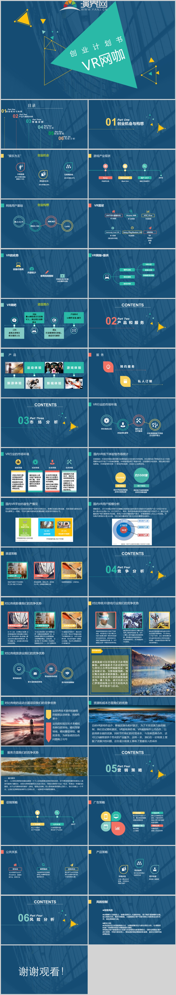藍色商務(wù)風(fēng)VR網(wǎng)咖創(chuàng)業(yè)計劃書PPT作品