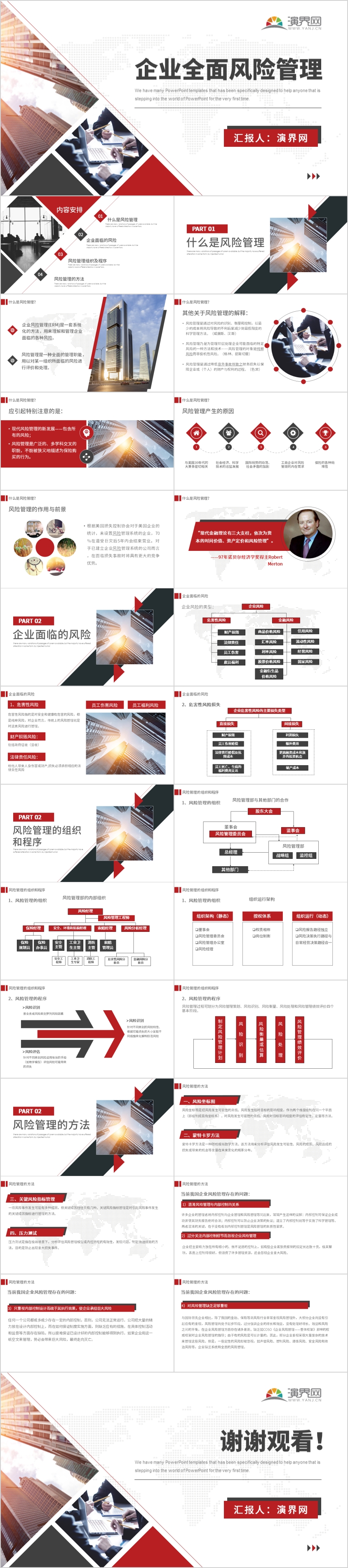 紅色大氣商務(wù)企業(yè)風(fēng)險管理PPT模板企業(yè)介紹商業(yè)計劃書PPT