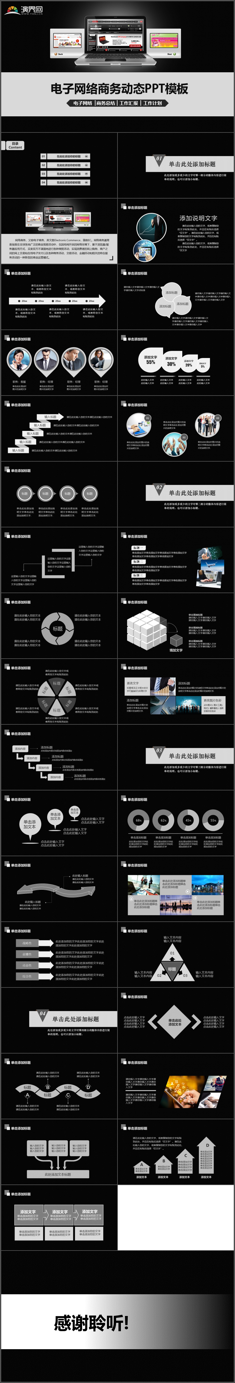 電子商務(wù)商務(wù)總結(jié)工作計(jì)劃總結(jié)匯報(bào)PPT模板33