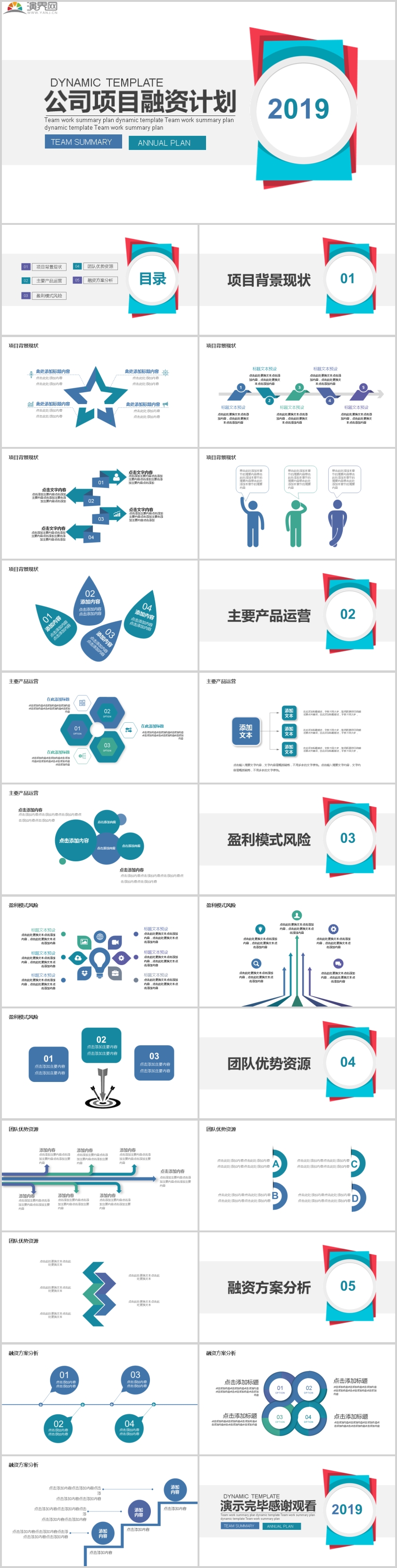 公司項目融資計劃PPT