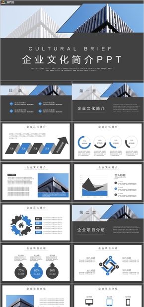 企業(yè)簡介商務(wù)宣傳PPT