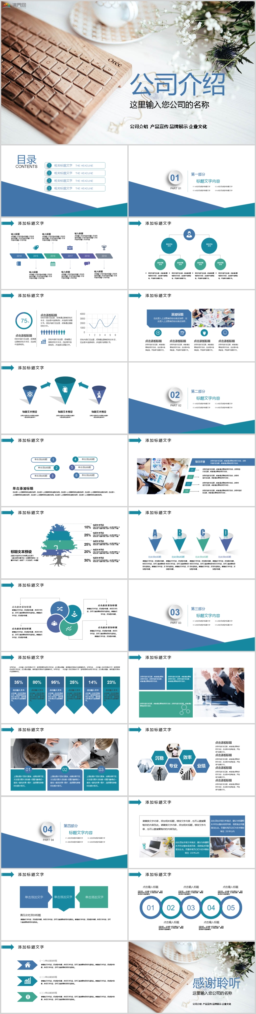 公司介紹企業(yè)宣傳PPT模板