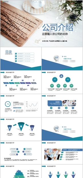 公司介紹企業(yè)宣傳PPT模板