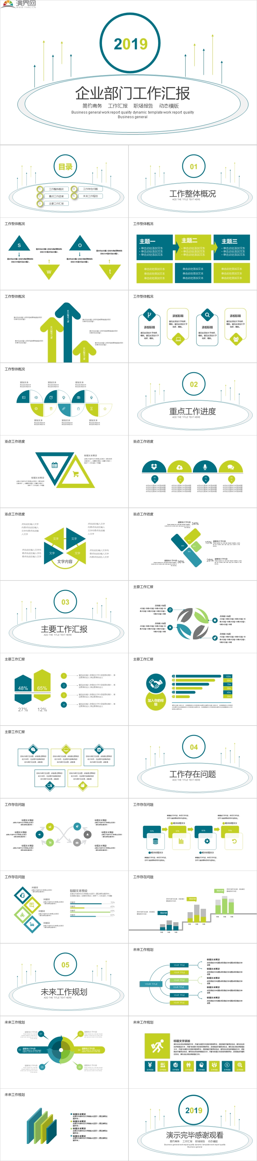 企業(yè)部門工作匯報(bào)PPT