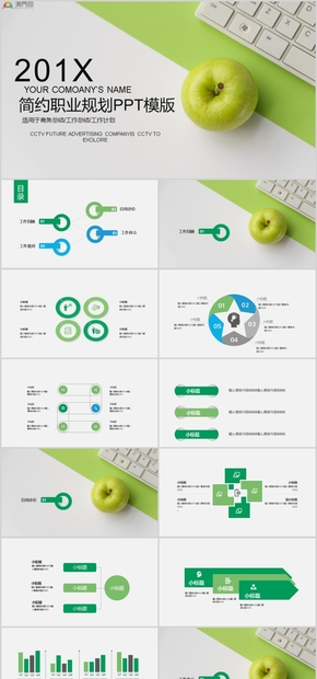 企業(yè)招聘職業(yè)競(jìng)聘規(guī)劃ppt模版.pptx