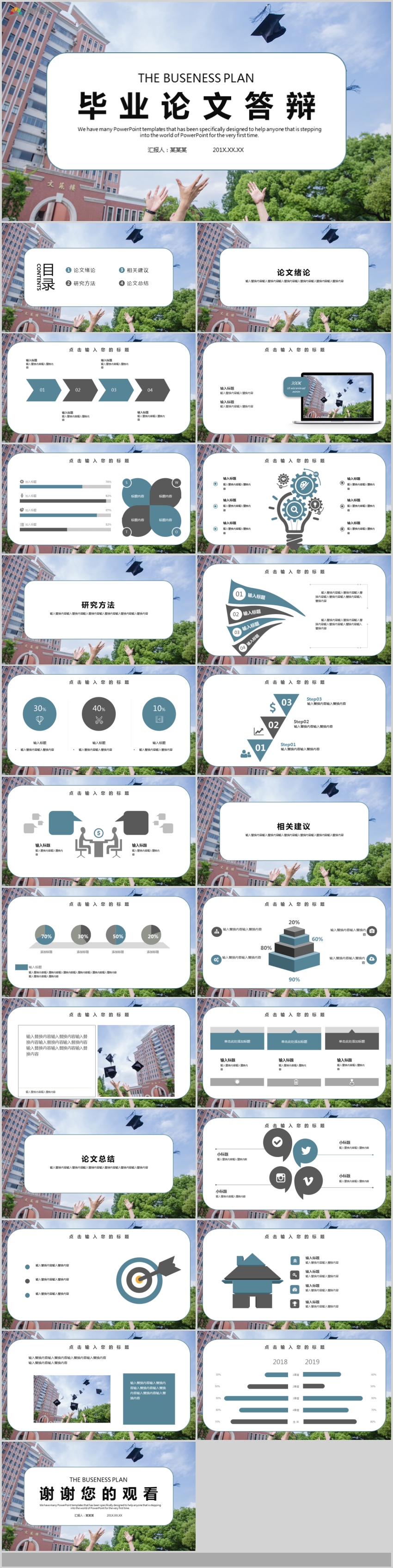 畢業(yè)論文答辯畢業(yè)設(shè)計PPT模板
