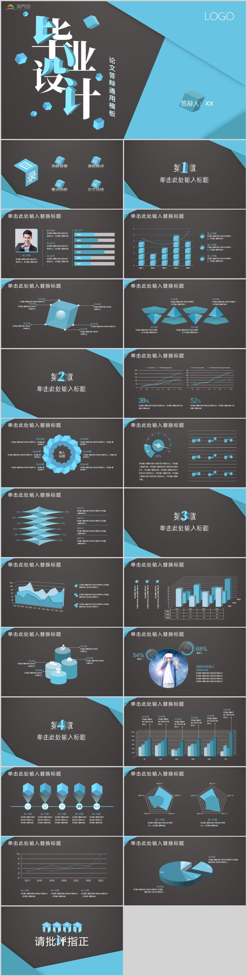 畢業(yè)設(shè)計論文答辯學(xué)術(shù)報告PPT模板