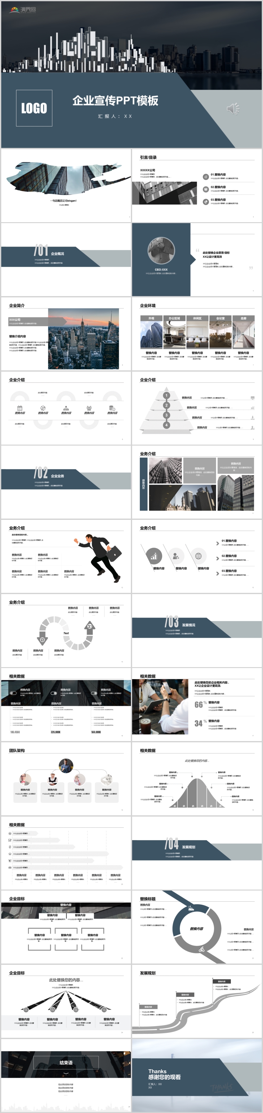 企業(yè)宣傳招商引資工作總結(jié)工作報(bào)告PPT模板