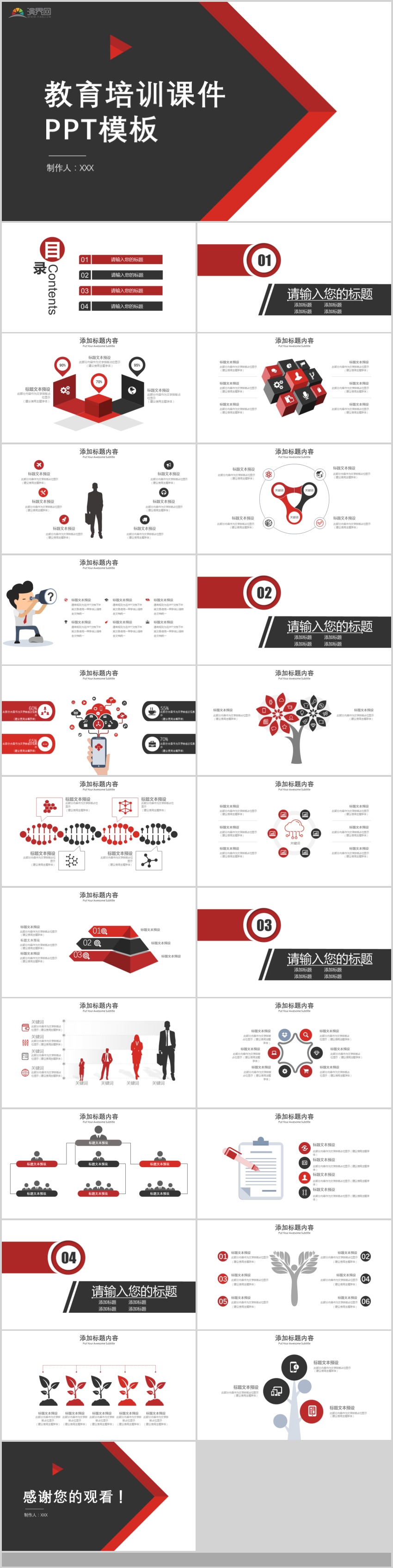 創(chuàng)意教育培訓(xùn)課件工作總結(jié)工作匯報(bào)述職報(bào)告PPT模板