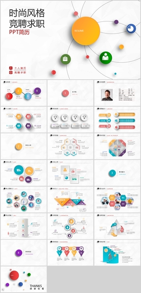 微立體求職競(jìng)聘?jìng)€(gè)人簡(jiǎn)歷求職報(bào)告PPT模版