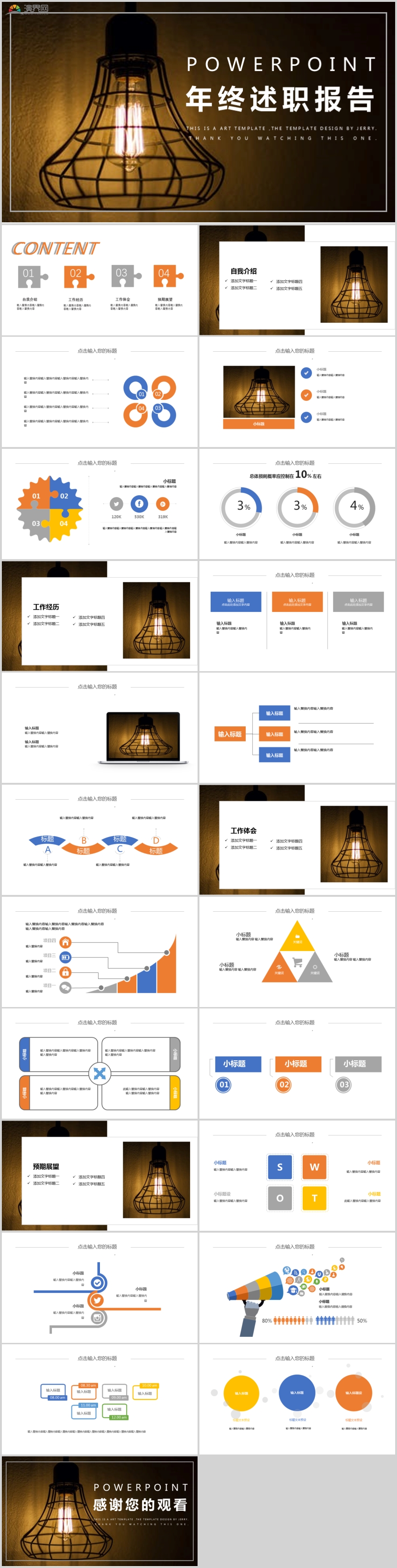 簡(jiǎn)約大氣年終匯報(bào)年終總結(jié)述職報(bào)告PPT模板