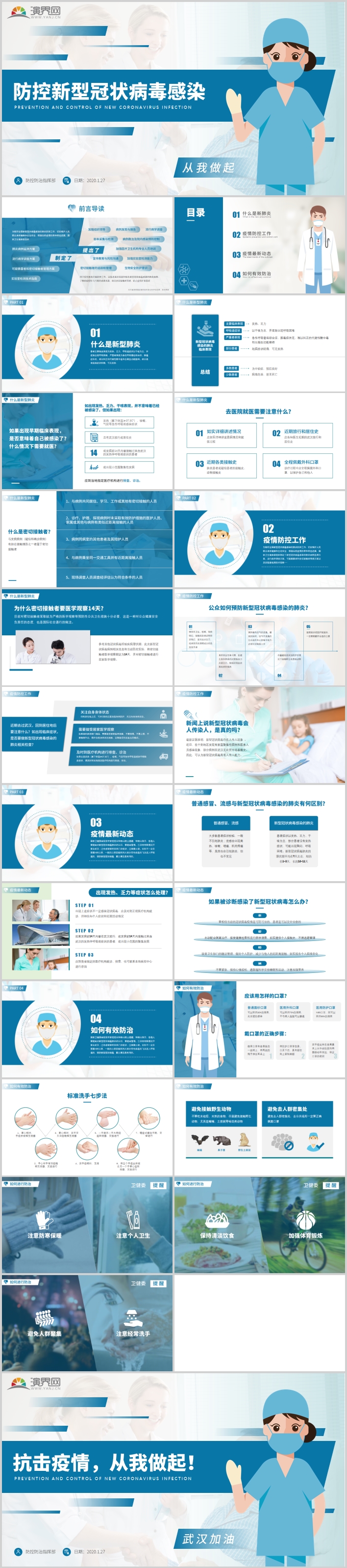 作品标题:怎样普及防控预防新型冠状病毒常识医疗ppt模板