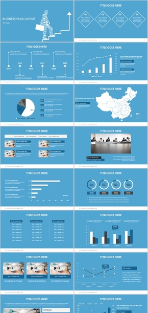 淡藍(lán)色側(cè)重圖表工作匯報年終總結(jié)PPT