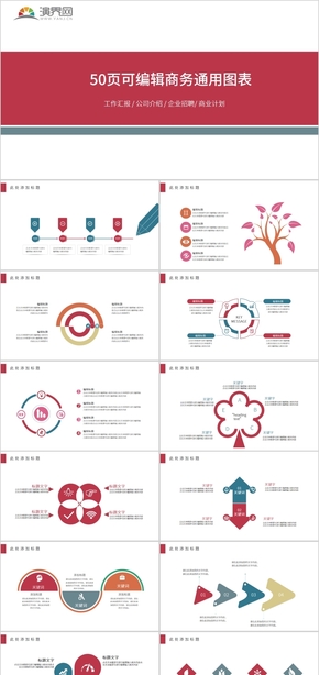 商務系列關(guān)系圖表合集