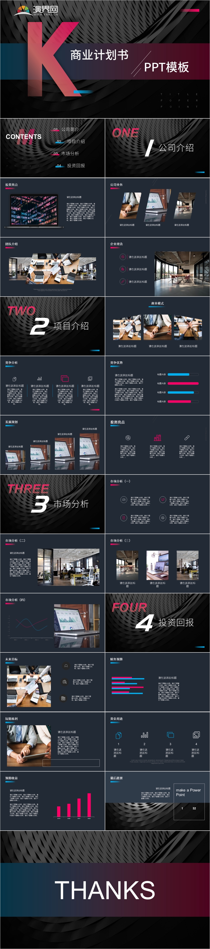 科技風(fēng)公司企業(yè)商業(yè)計(jì)劃書(shū)PPT模板