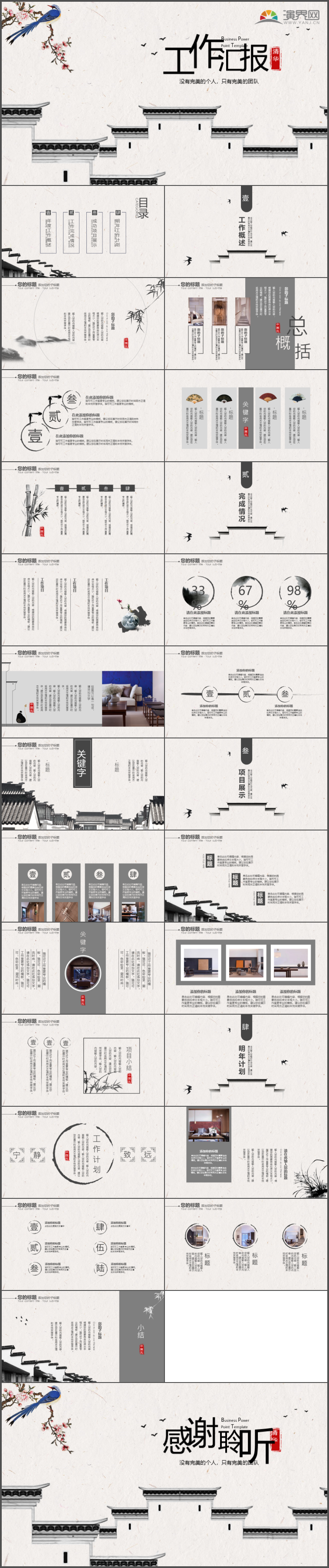 團(tuán)隊(duì)建設(shè)商務(wù)報告工作計(jì)劃總結(jié)匯報通用PPT模板5