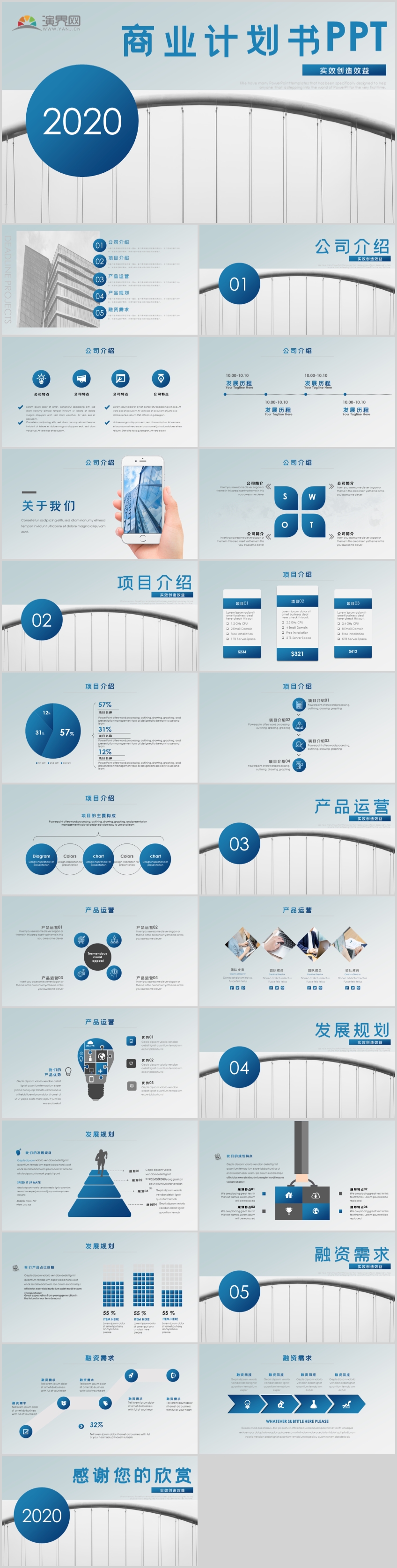 商業(yè)計劃書PPT模板