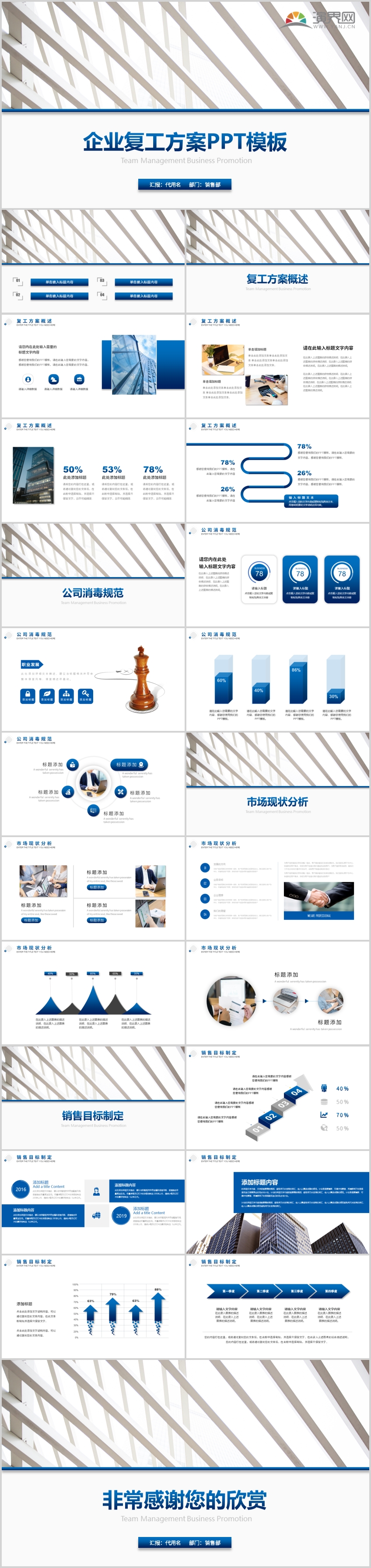 企業(yè)復(fù)工方案PPT