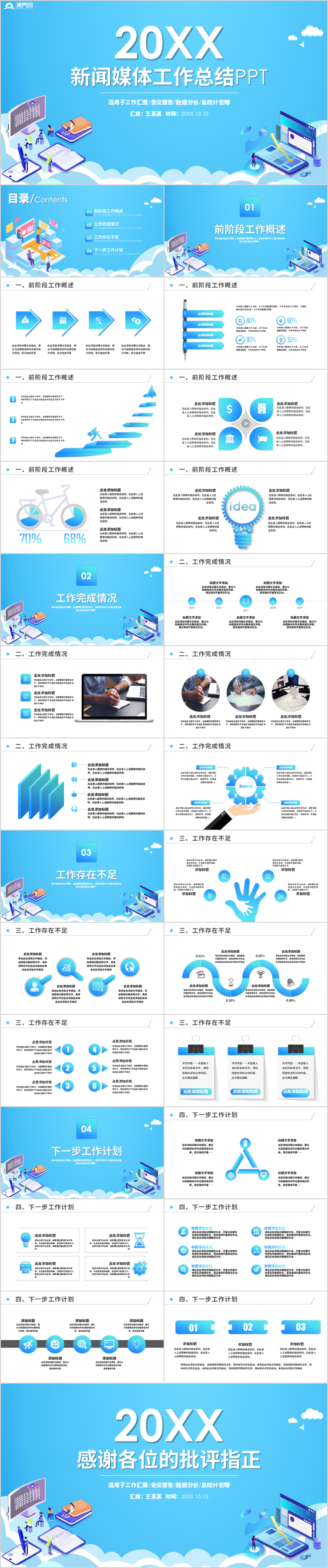 簡(jiǎn)約新聞報(bào)告記者采訪工作總結(jié)PPT 新聞媒體工作通用模板