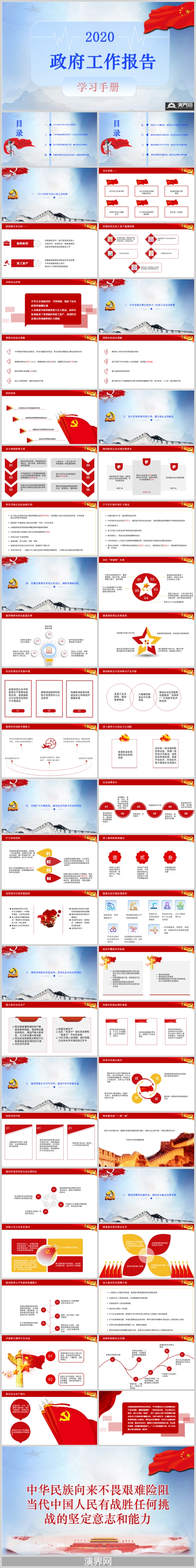 2020政府工作報告學習手冊