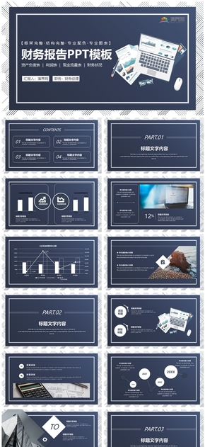 商務(wù)風(fēng)財(cái)務(wù)報(bào)表知識(shí)培訓(xùn)PPT模板