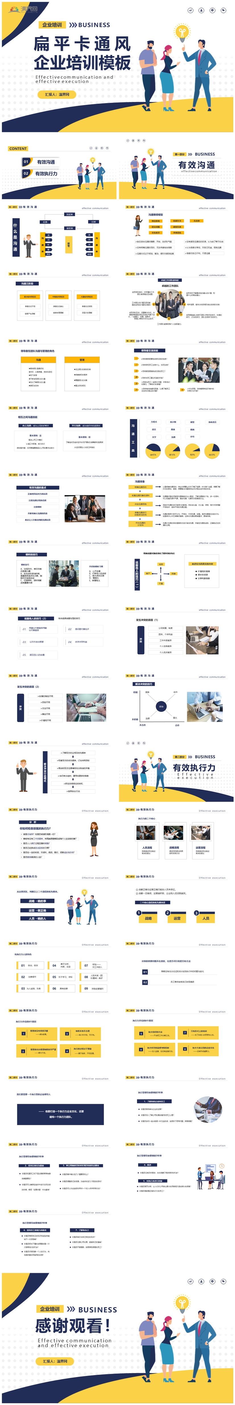 扁平卡通風(fēng)企業(yè)培訓(xùn)模板