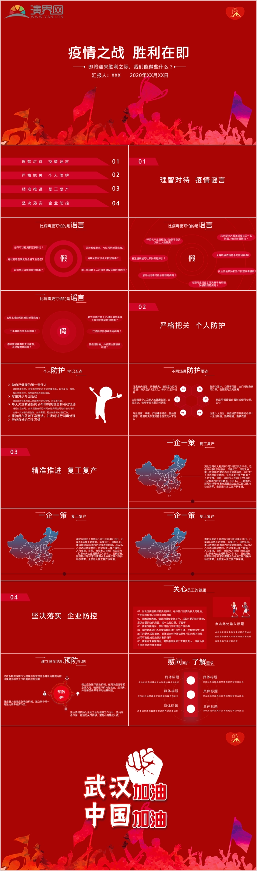 疫情之戰(zhàn) 勝利在即PPT模板