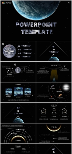 宇宙星空科技風(fēng)個(gè)人工作匯報(bào)商業(yè)計(jì)劃書(shū)PPT模板