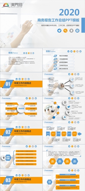 工作總結(jié)年度計劃PPT模板