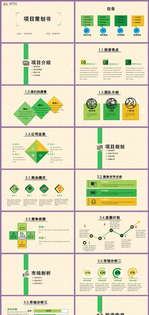 棕色簡潔項(xiàng)目計劃書