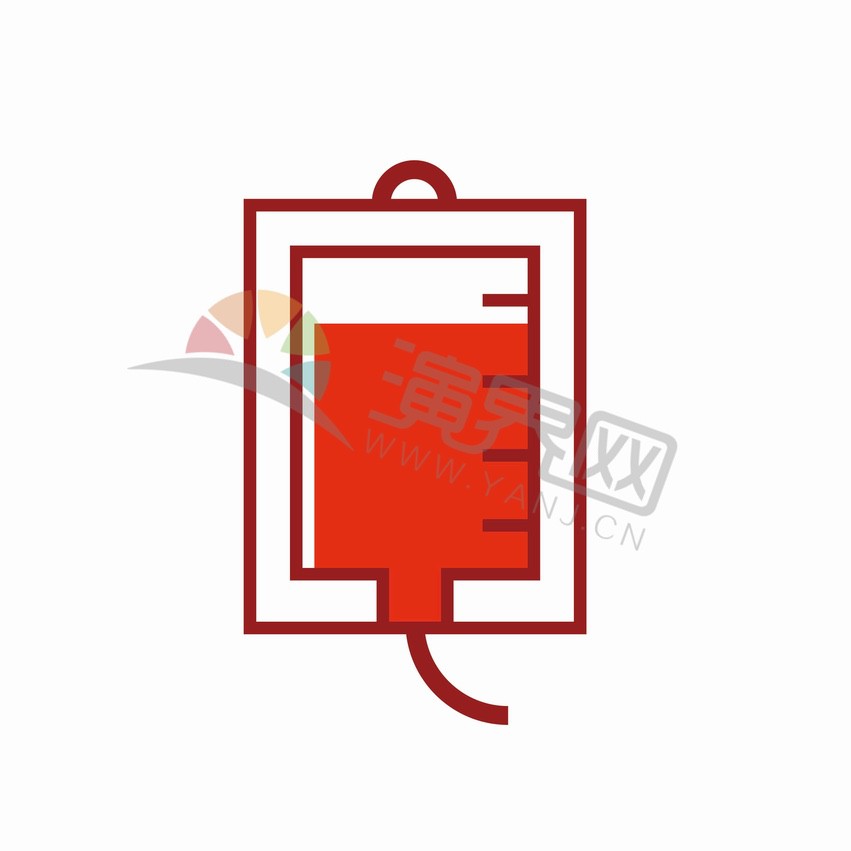 紅色醫(yī)院醫(yī)療治療醫(yī)用器材血液創(chuàng)意簡(jiǎn)單圖標(biāo)