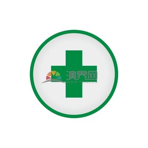 綠色趣味活潑簡約清新醫(yī)療醫(yī)務救助十字卡通圖標