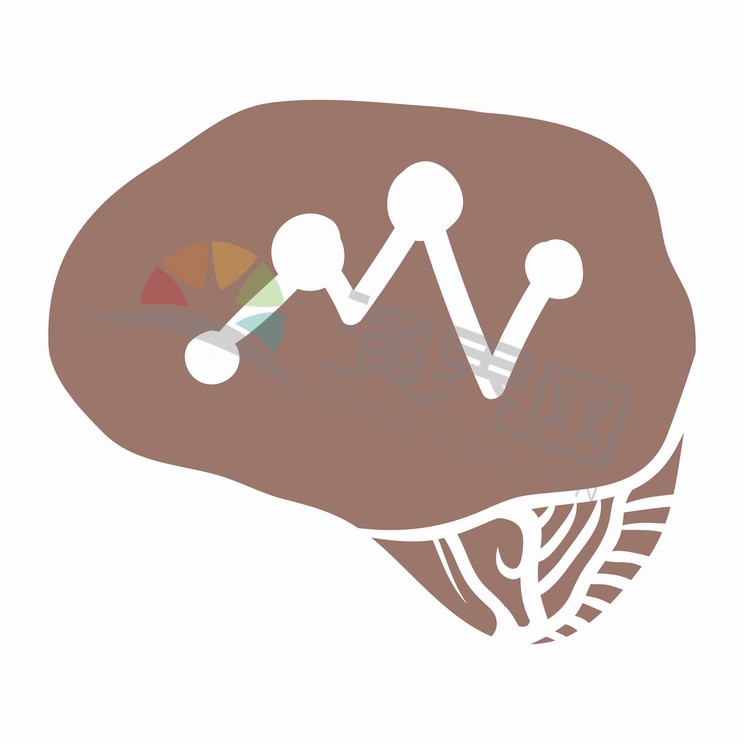 棕色商業(yè)金融元素圖標(biāo)