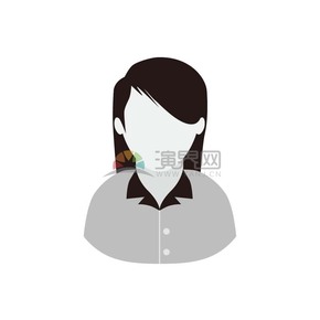 卡通職業(yè)裝職場(chǎng)人物女性插圖