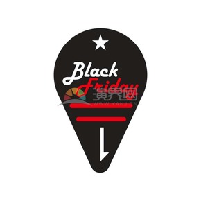 黑色促銷黑色星期五大購(gòu)物標(biāo)簽