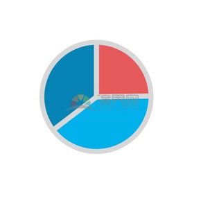 矢量商業(yè)數據餅狀圖素材