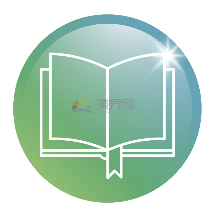 綠色翻開書本卡通圖標(biāo)創(chuàng)意設(shè)計合集