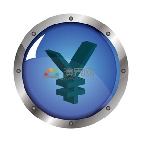 藍(lán)色趣味活潑簡約清新金融商業(yè)貨幣金錢卡通圖標(biāo)